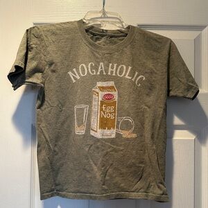 Nogaholic Kids Short Sleeve Tee - Green/Gray